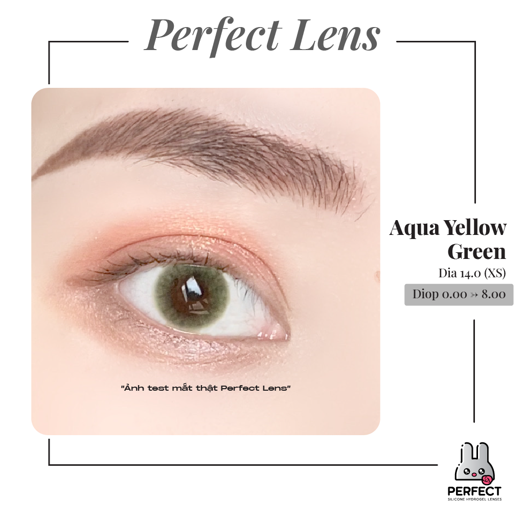 Aqua Yellow Green Lens (Giá 1 Chiếc)