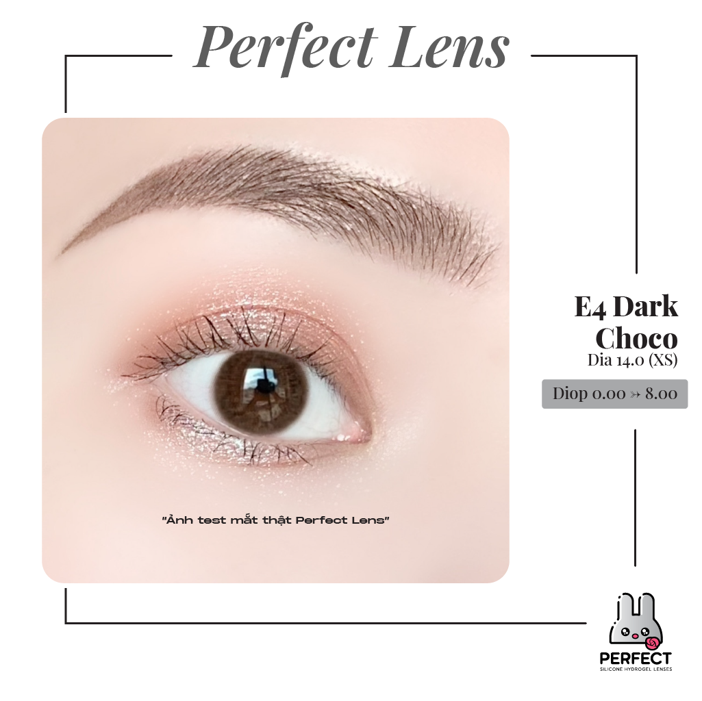 E4 Dark Choco Lens (Giá 1 Chiếc)