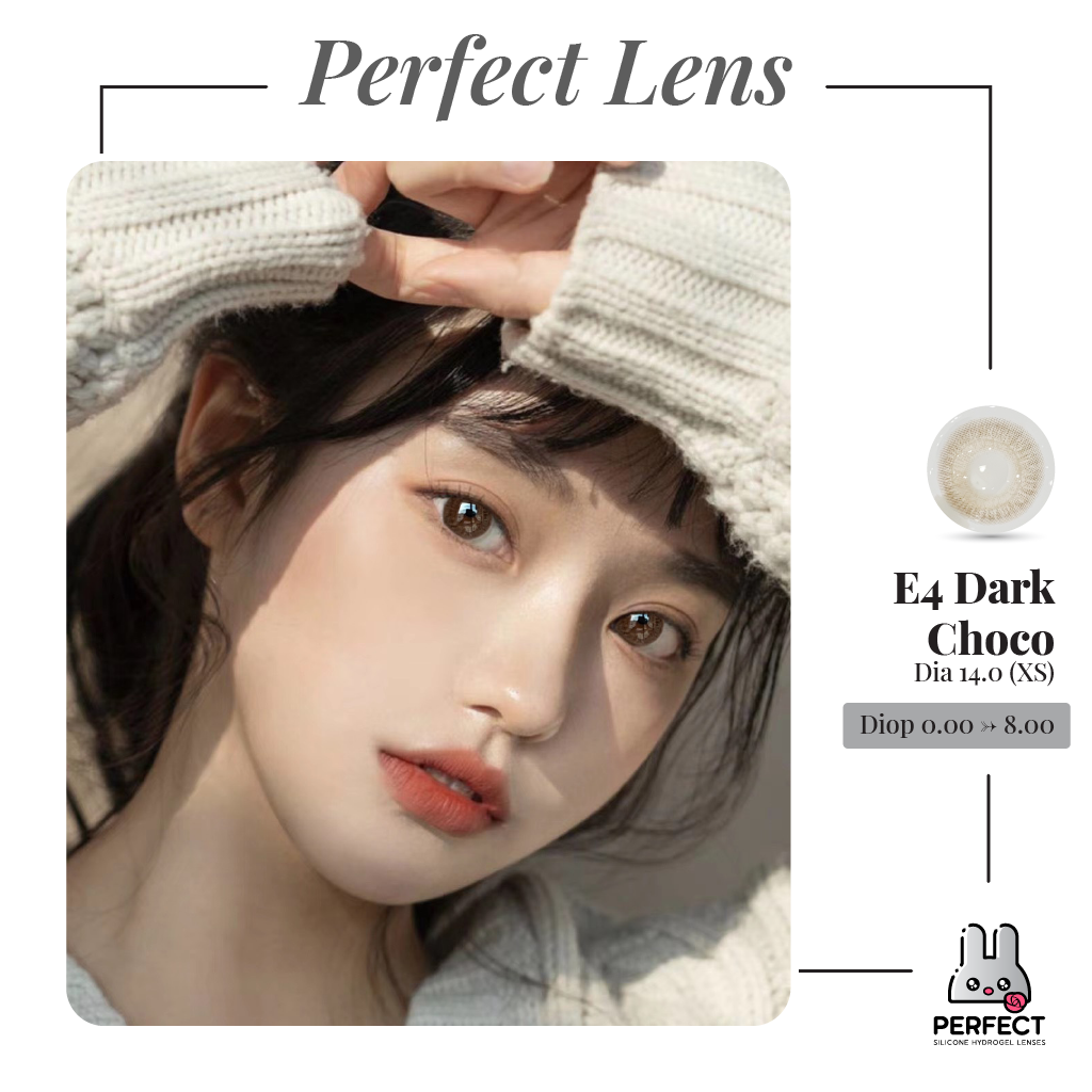E4 Dark Choco Lens (Giá 1 Chiếc)